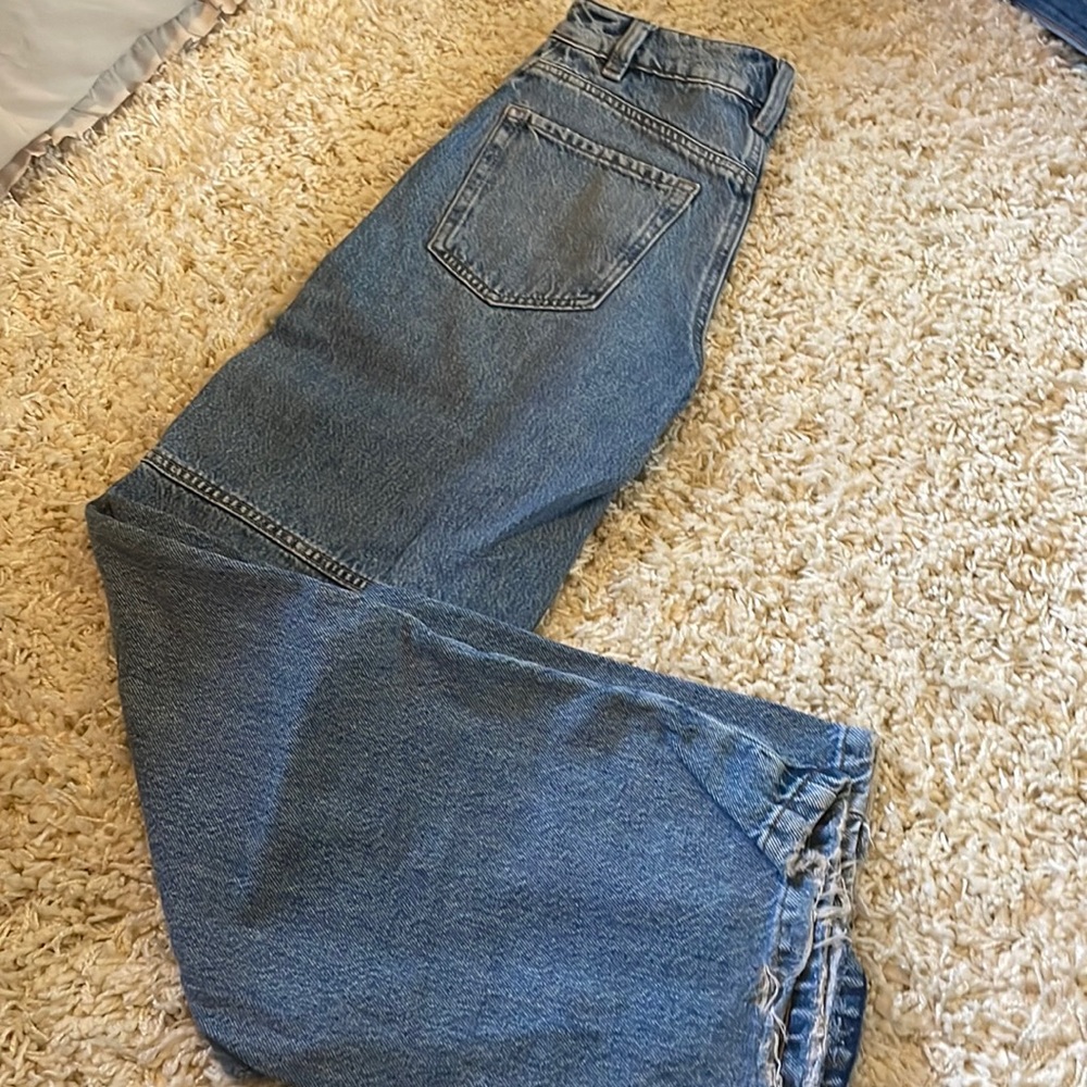 garage straight leg jeans